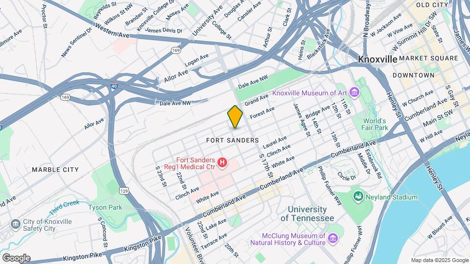 1726 Forest Ave Map and Location Details