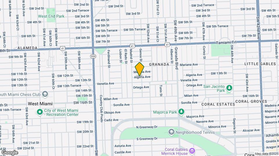 1222 Genoa St Map and Location Details
