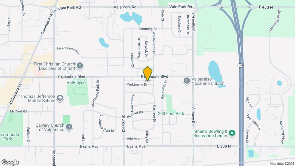 2221 Yorktowne Dr Map and Location Details