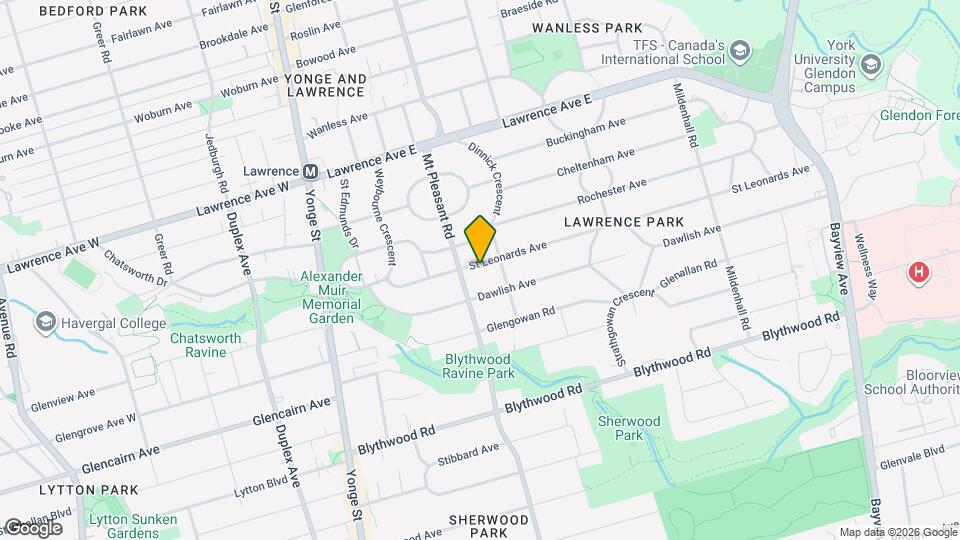 89 St Leonards Ave Map and Location Details