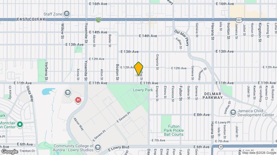 1129 Dallas St Map and Location Details