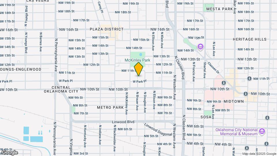 1134 N Brauer Ave Map and Location Details