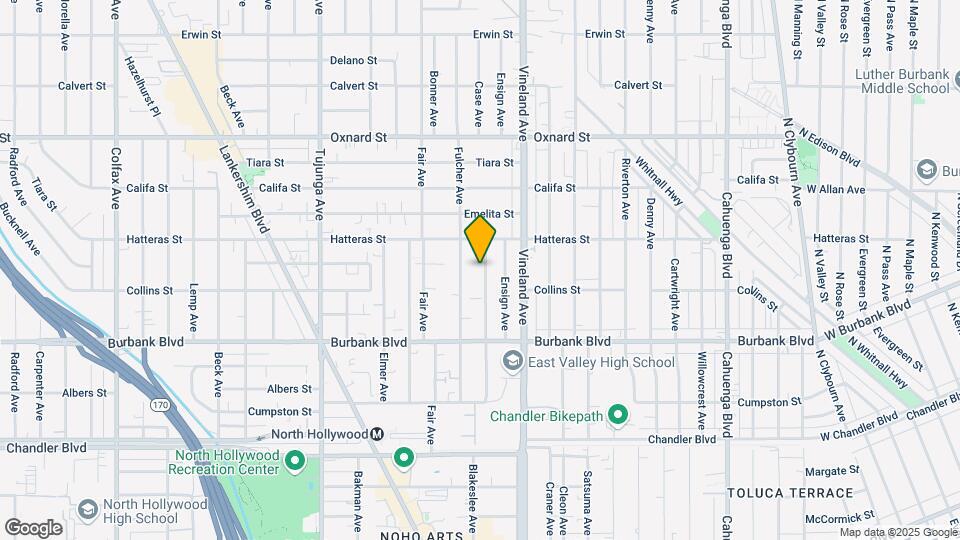 5725-5727 Case Avenue Apartments Map and Location Details