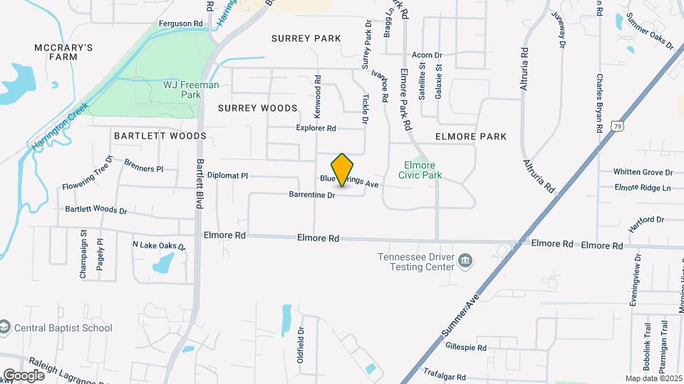 6080 Barrentine Dr Mapa y Detalles de la Ubicación