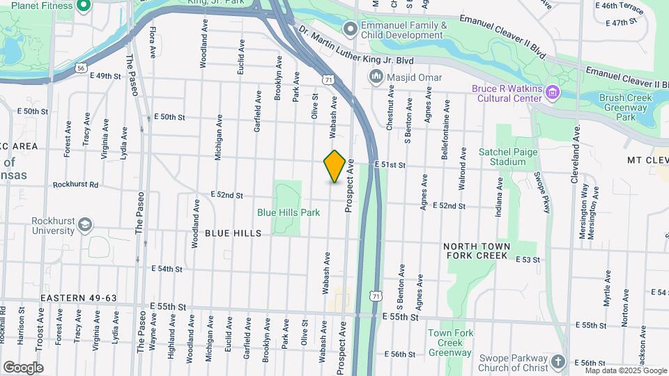 5133 Wabash Ave Mapa y Detalles de la Ubicación