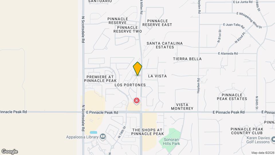 23875 N 75th Pl Mapa y Detalles de la Ubicación