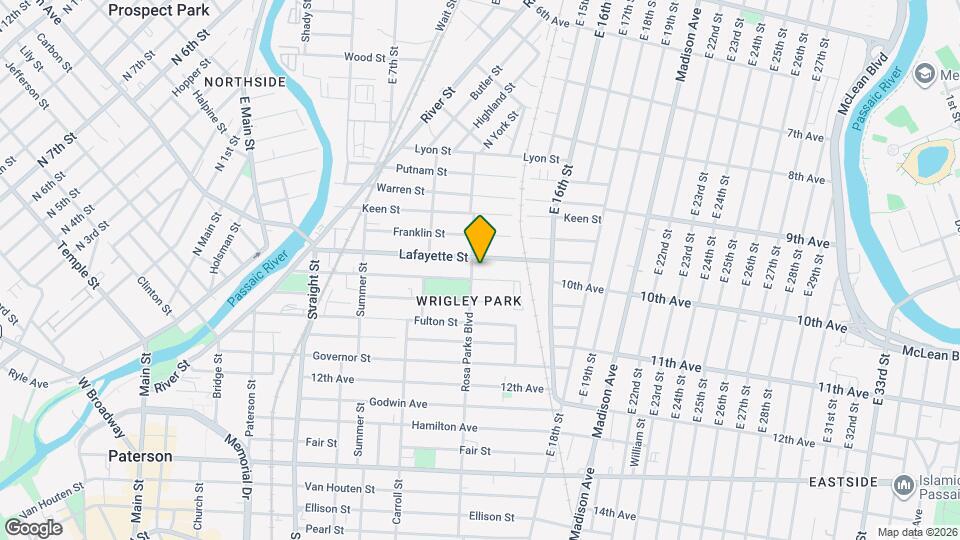 105 Rosa Parks Blvd Mapa y Detalles de la Ubicación