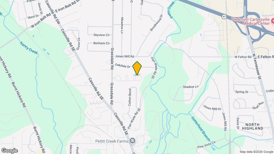 16 Everett Cir SE Map and Location Details