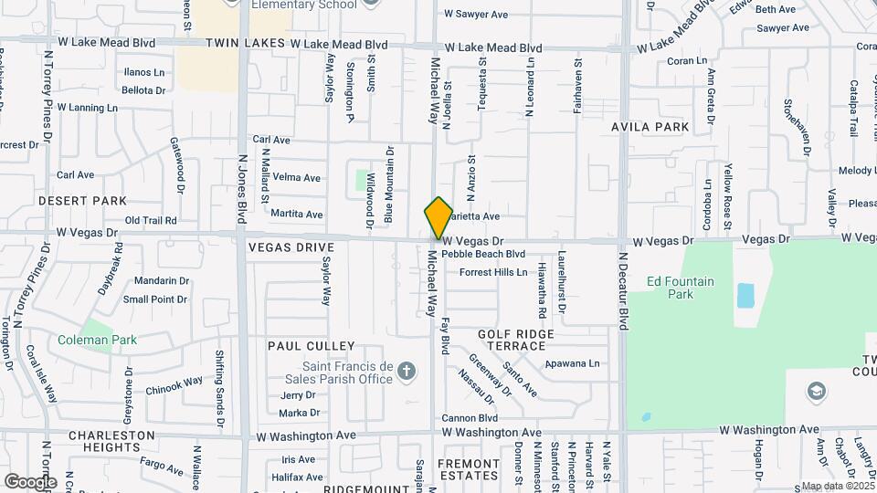 5248 Pebble Beach Blvd Map and Location Details