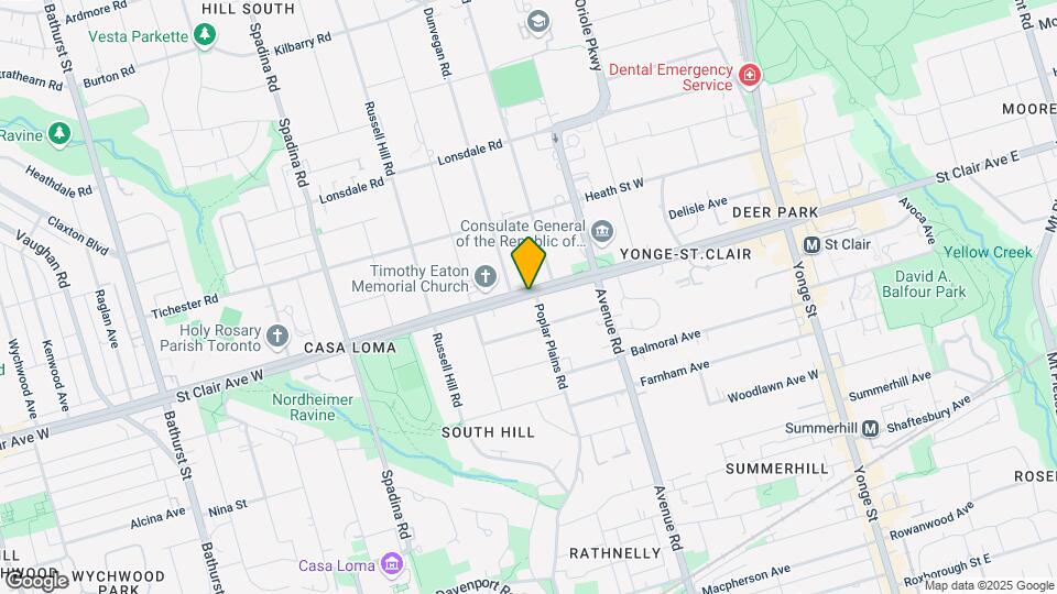 213-1787 ST CLAIR Ave Map and Location Details