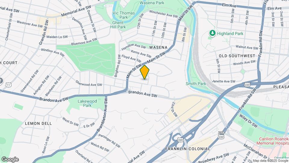 823 Windsor Ave SW Map and Location Details