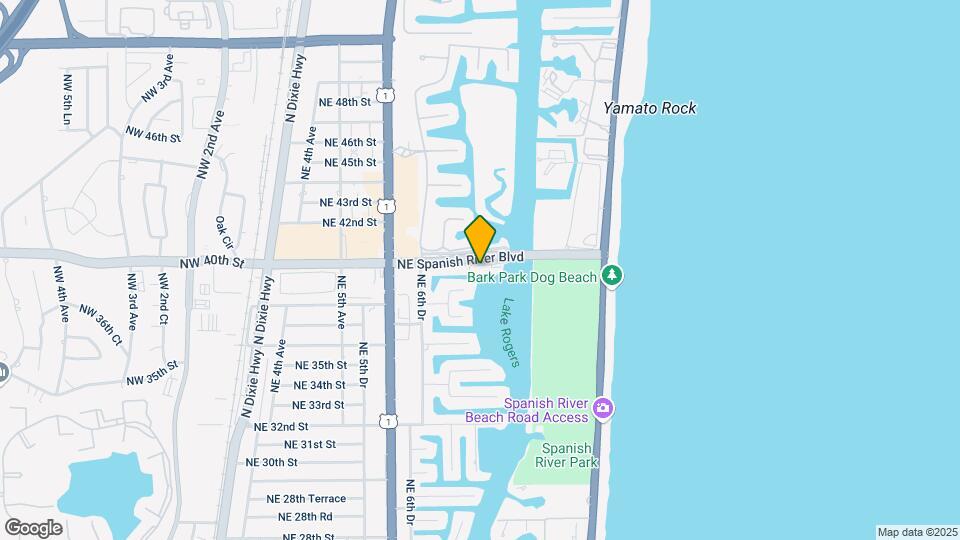850 NE Spanish River Blvd Mapa y Detalles de la Ubicación