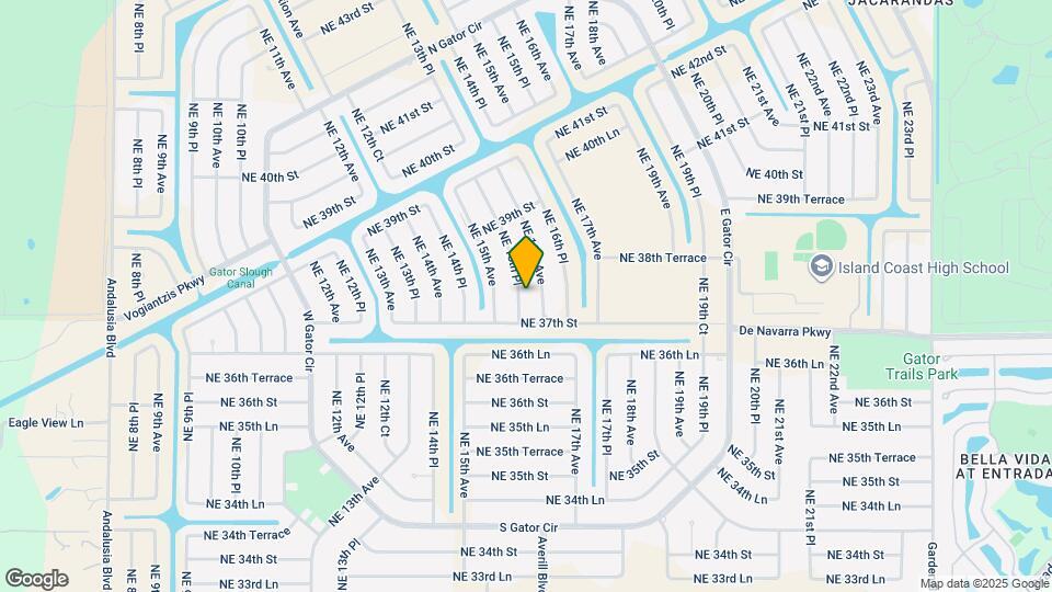 3713 NE 15th Pl Map and Location Details