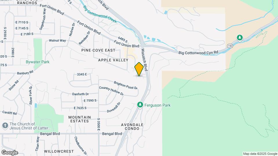 7430 S Wasatch Blvd Map and Location Details
