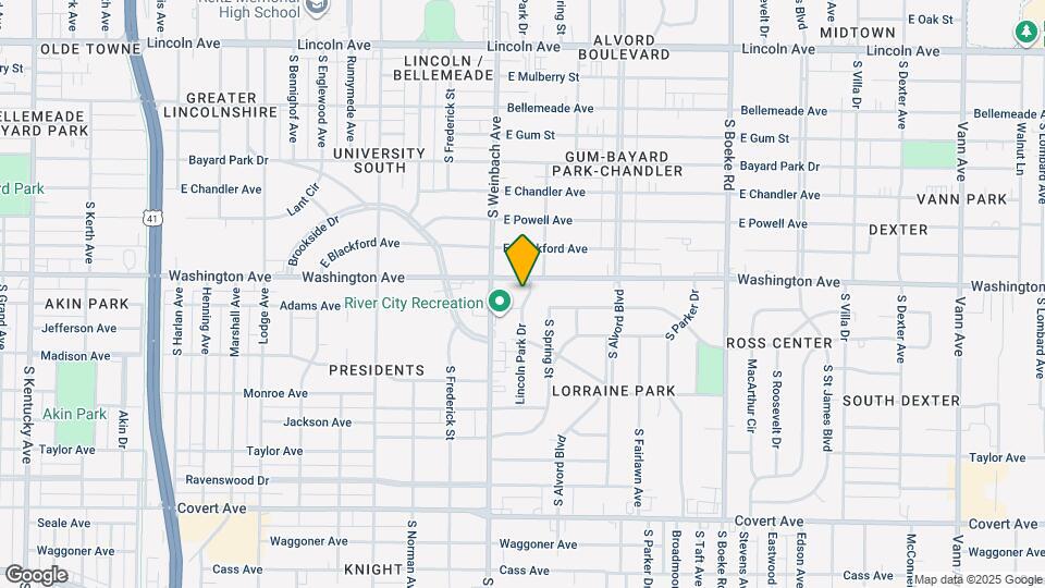 1011 S Lincoln Park Dr Map and Location Details