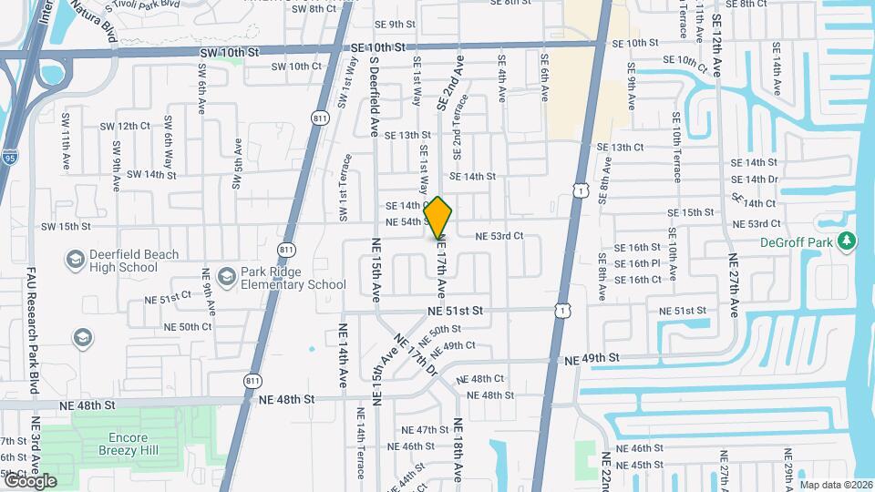 5319 NE 17th Ave Map and Location Details