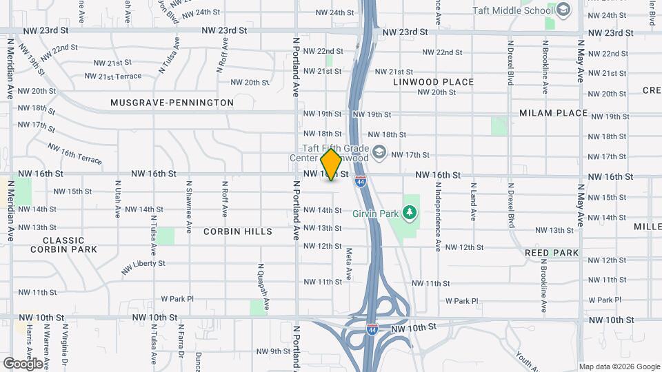 3601 NW 15th St Map and Location Details