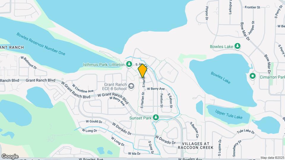 5389 S Harlan Way Map and Location Details