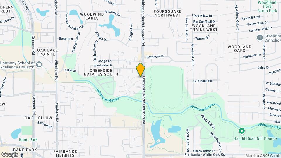 7245 Fairbanks North Houston Rd Map and Location Details