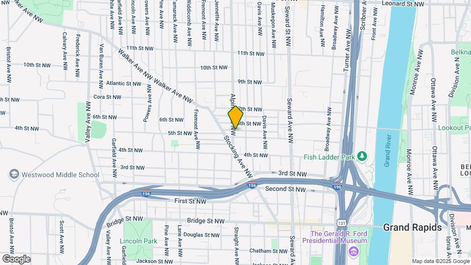 706 Alpine Ave NW Map and Location Details