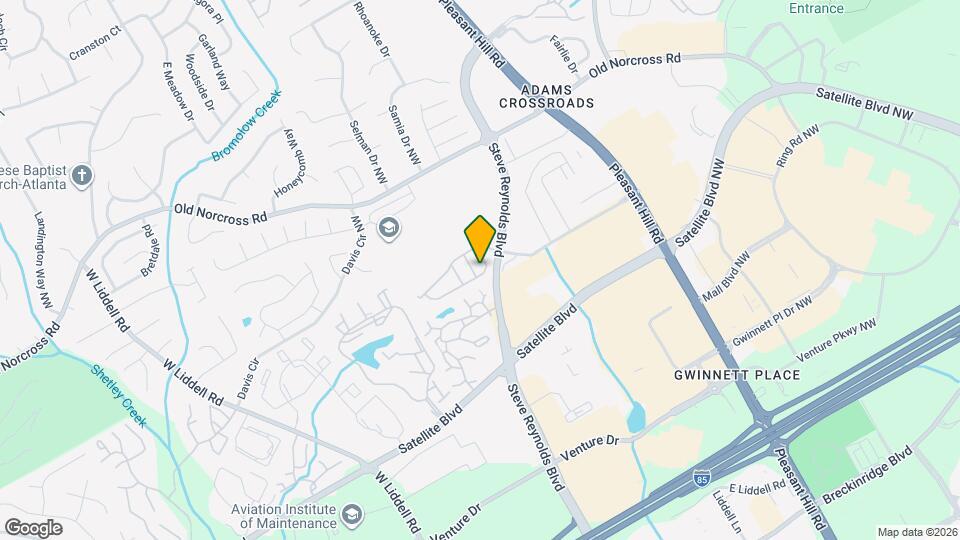 3814 Dandridge Way NW Map and Location Details