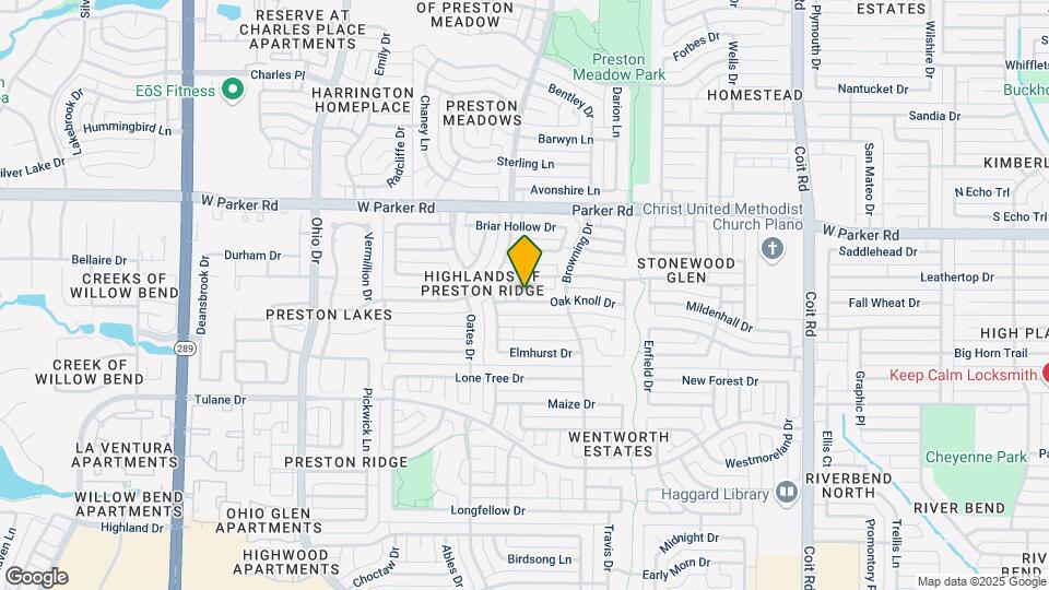 4421 Oak Knoll Dr Map and Location Details