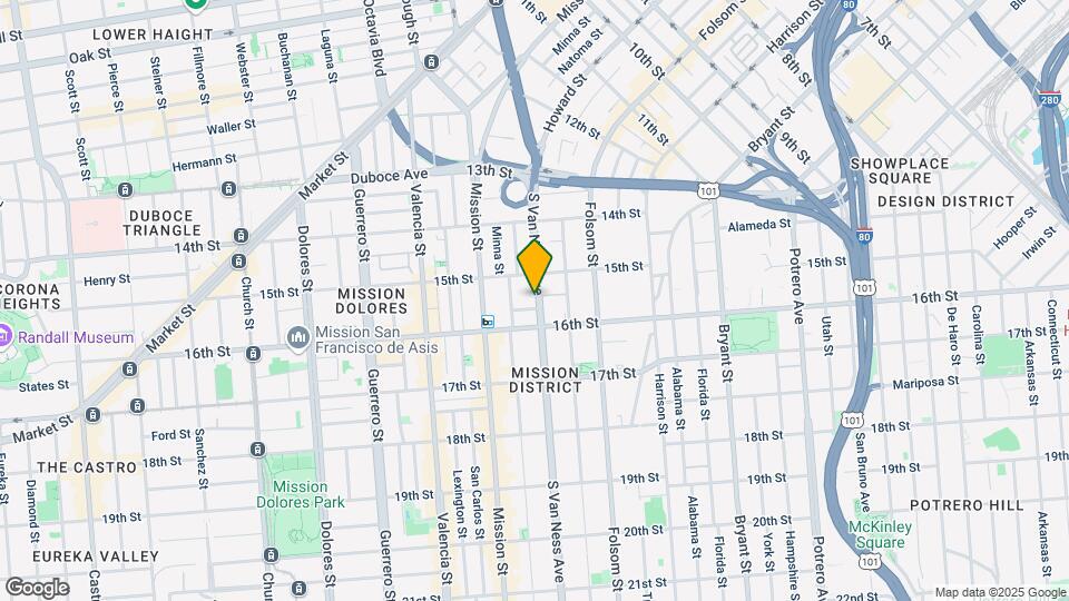 454-458 S Van Ness Ave Mapa y Detalles de la Ubicación
