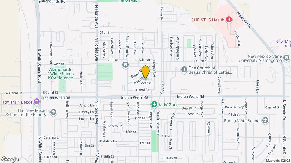 1305 22nd St Map and Location Details