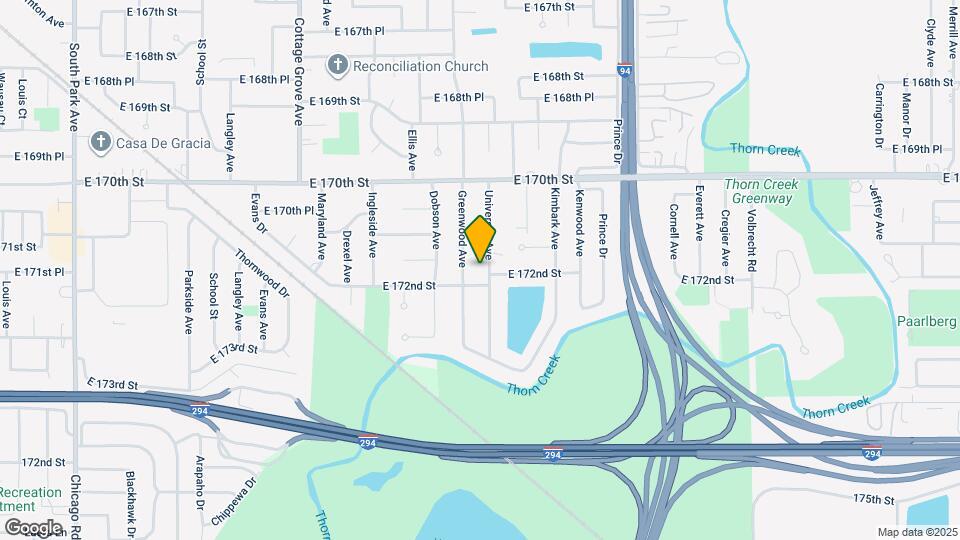 17140 University Ave Map and Location Details