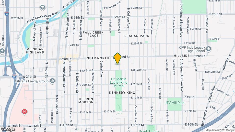 2124 Broadway St Map and Location Details