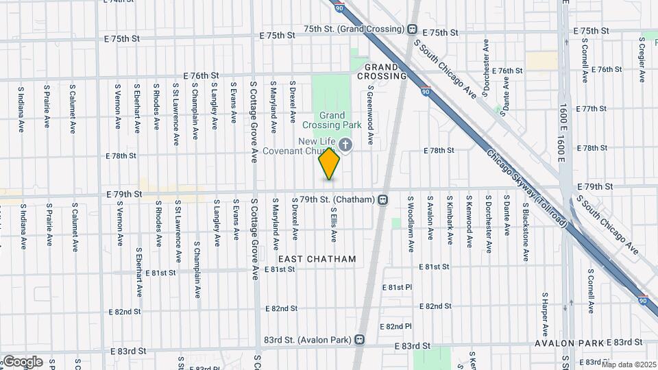 7854 S Ellis Ave Map and Location Details