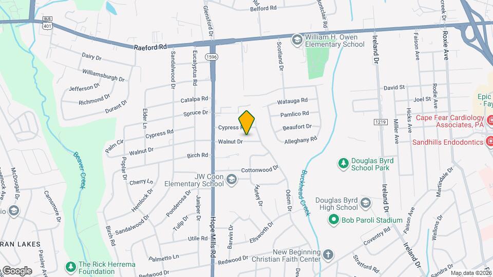 4914 Walnut Dr Map and Location Details