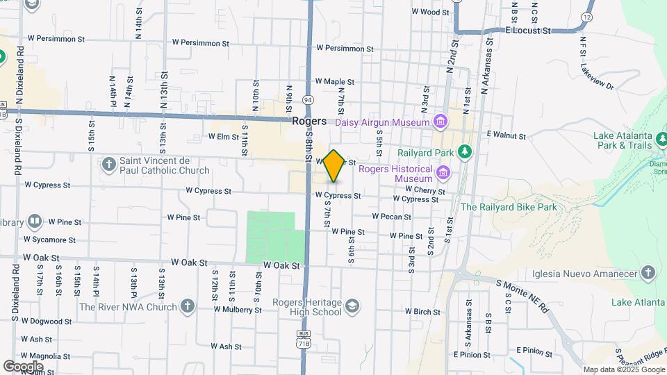 405 S 7th St Map and Location Details