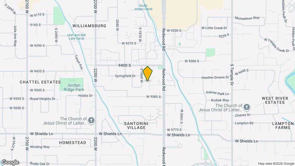 9508 S Ahlberg Pl Map and Location Details