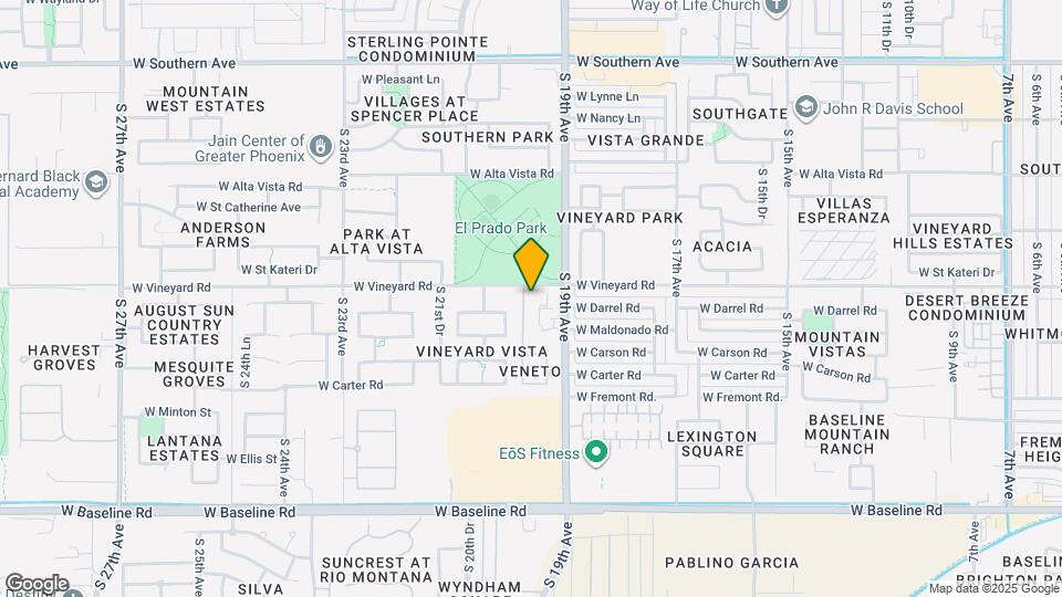 6815 S 19th Ln Map and Location Details