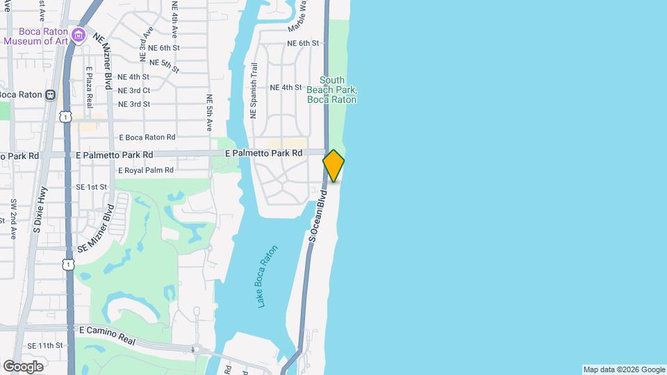 250 S Ocean Dr Mapa y Detalles de la Ubicación