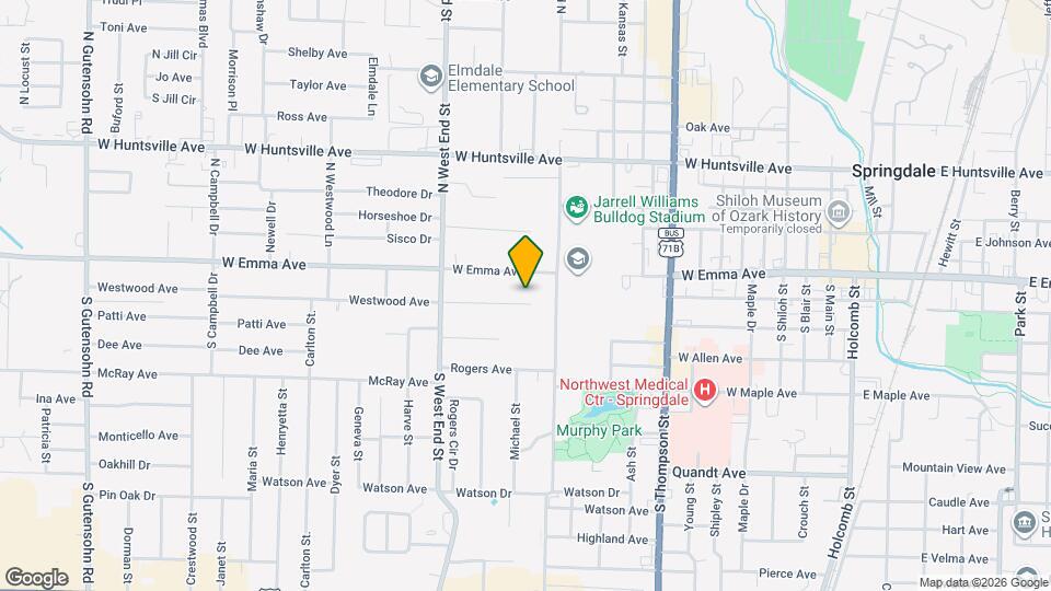 1402 Westwood Ave Map and Location Details