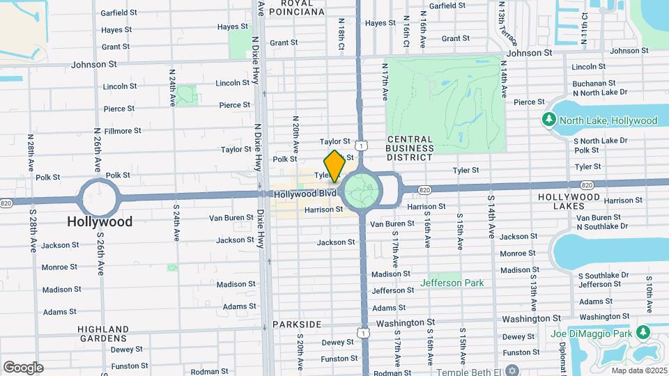 1832 S Young Cir Map and Location Details