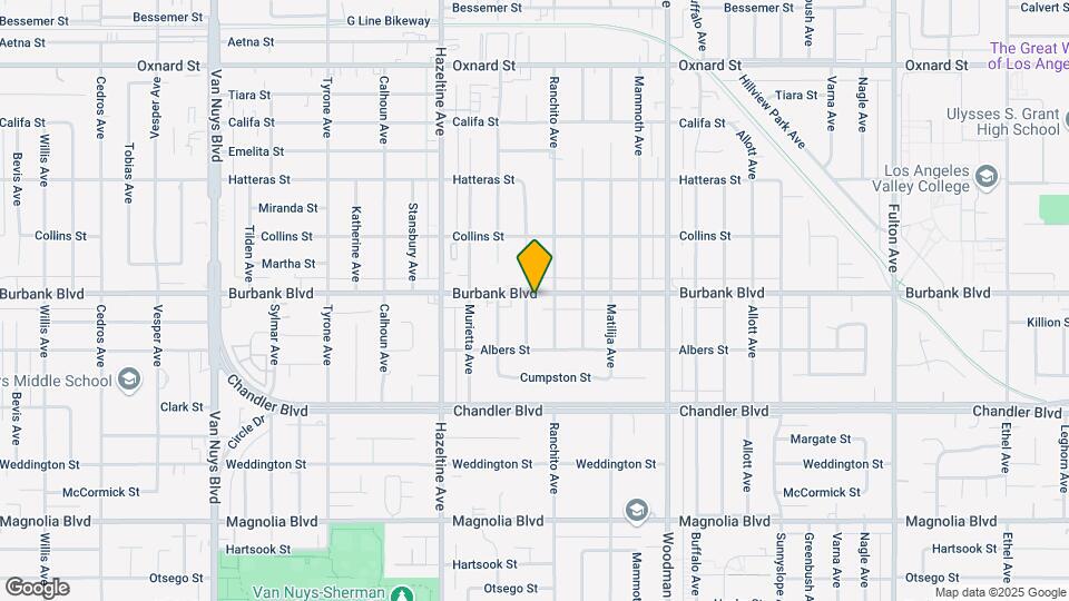 5558 Colbath Ave Map and Location Details