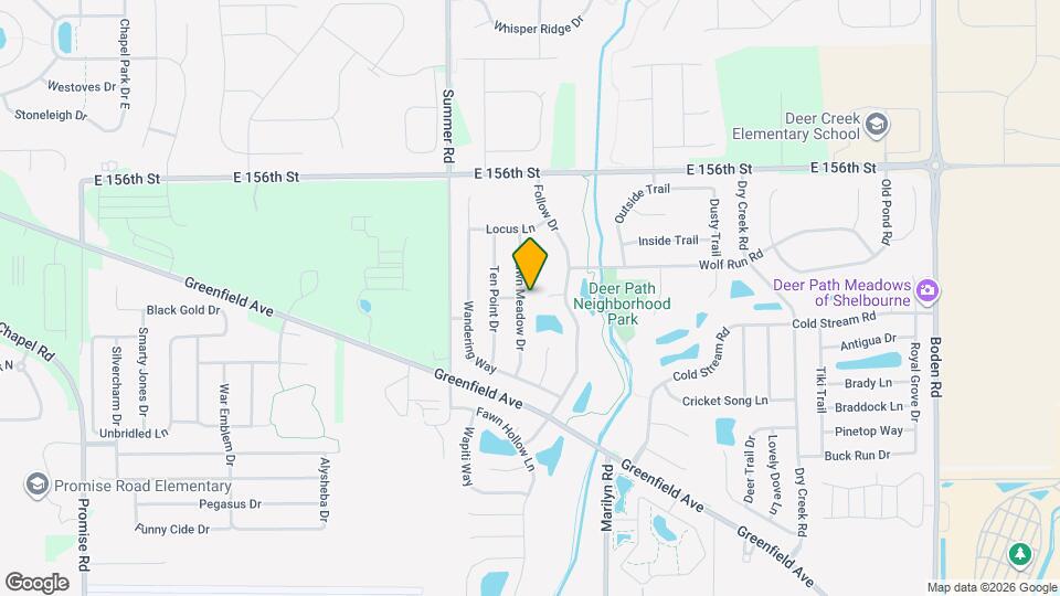 15320 Fawn Meadow Dr Map and Location Details