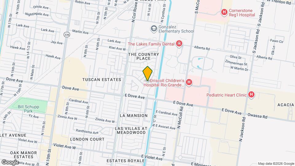 5917 N Cynthia St Map and Location Details