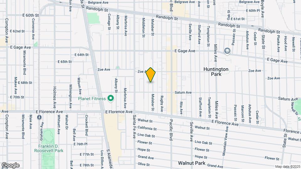 6729 Malabar St Mapa y Detalles de la Ubicación