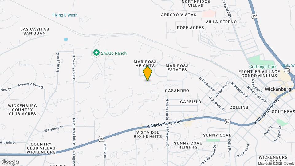 900 W Hermosa Dr Map and Location Details