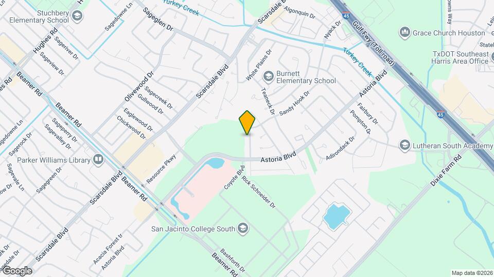 11914 Binghamton Dr Map and Location Details