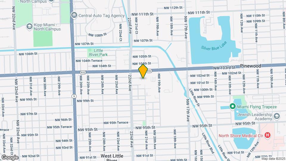 10151 NW 21st-Unit -1 Map and Location Details