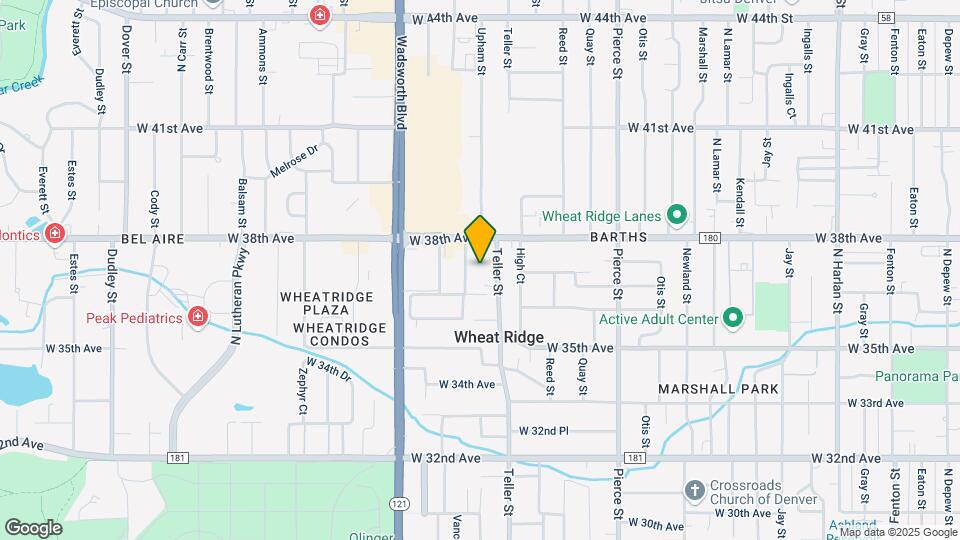 3690 Upham St Map and Location Details