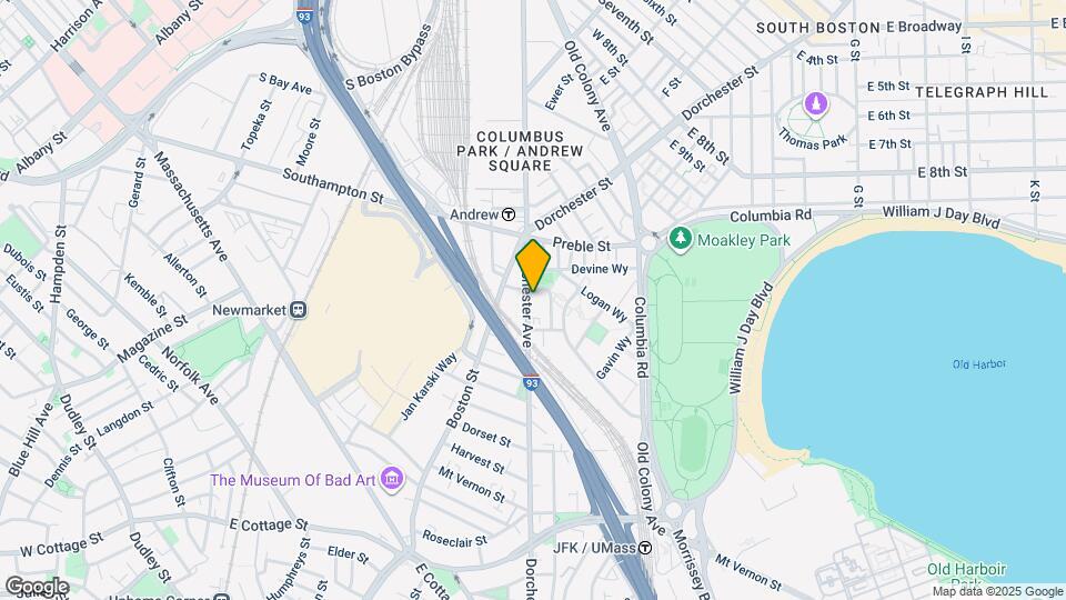 656 Dorchester Ave, Unit #2 Map and Location Details
