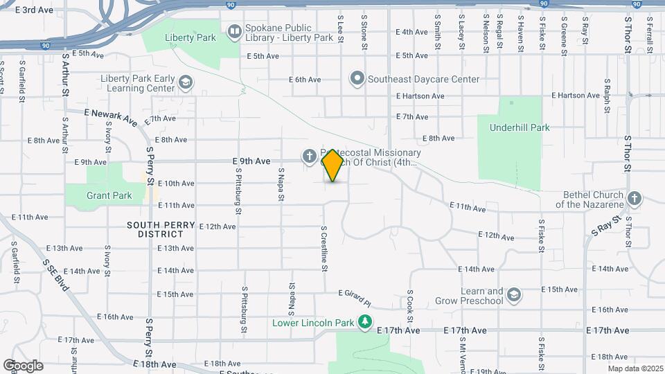 2112 E 10th Ave Map and Location Details