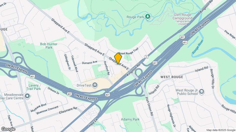 11753 Sheppard Ave E Map and Location Details