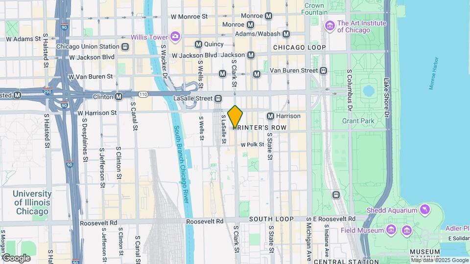 736 S Clark St Map and Location Details